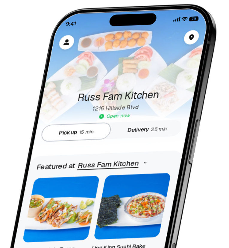 Russ Fam Kitchen app preview