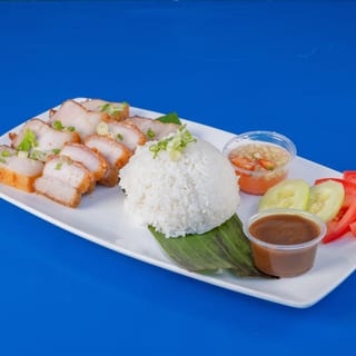 Lechon Kawali Rice Plate